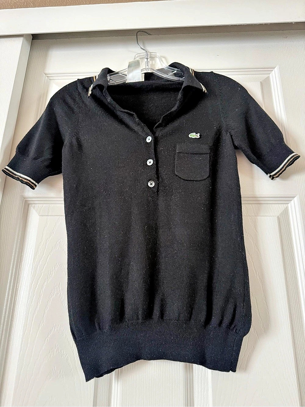 Lacoste Black Polo Shirt